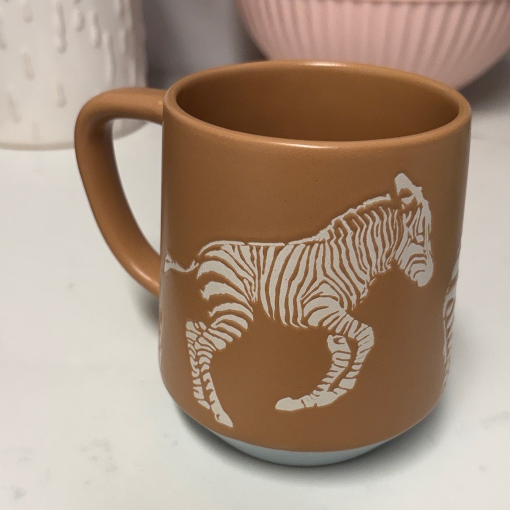 Zebra Print Tan Mug - Picture 5 of 6